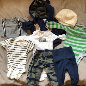 Little Man Lot of Newborn basics